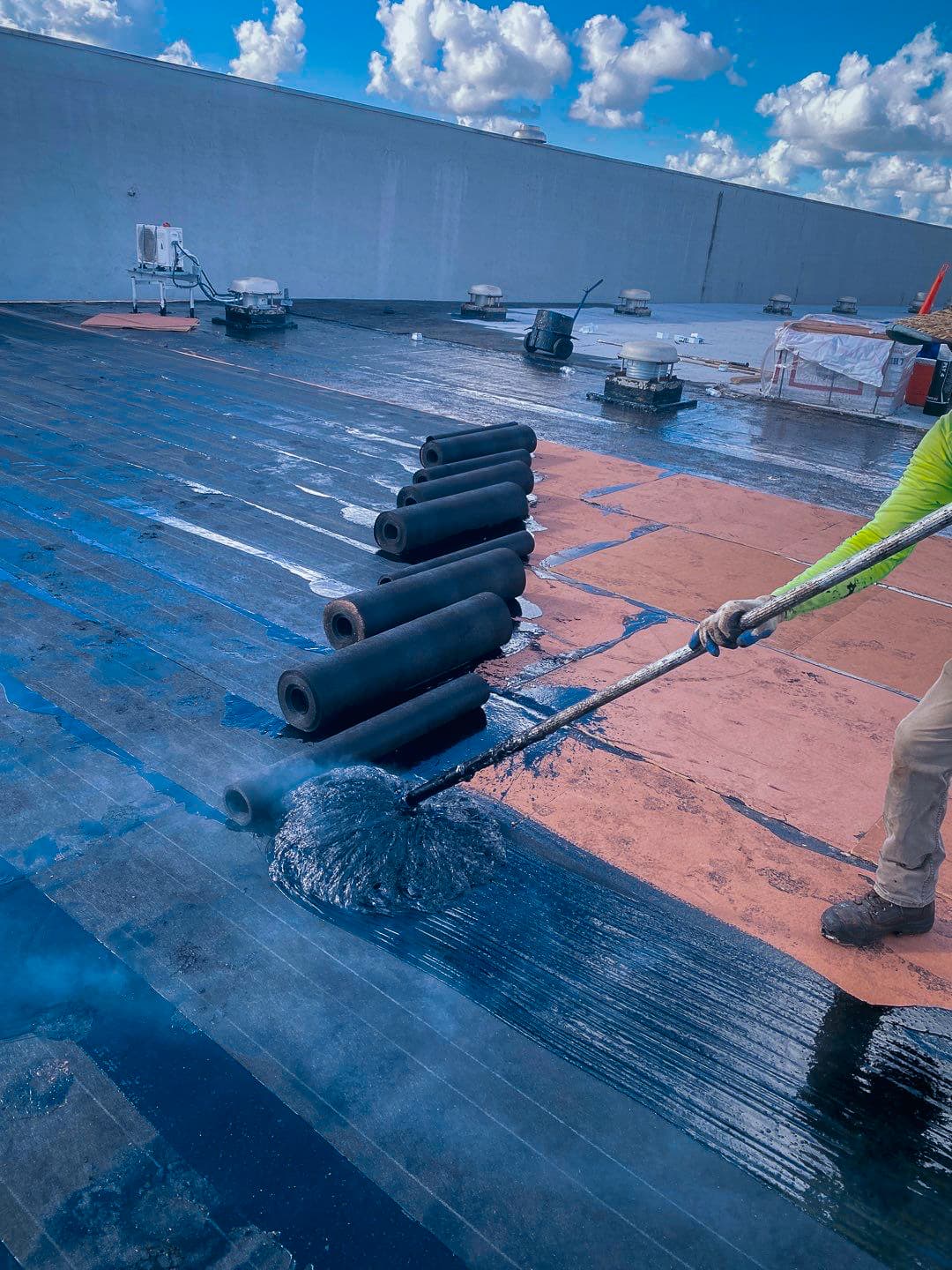 Commercial flat roof repair and maintenance in South Florida — TPO and modified bitumen by T&S Roofing